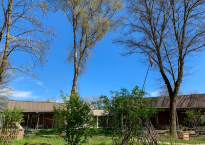 Gartenanlage Haus für Kinder