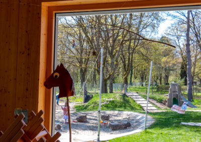 Gartenanlage im Haus für Kinder